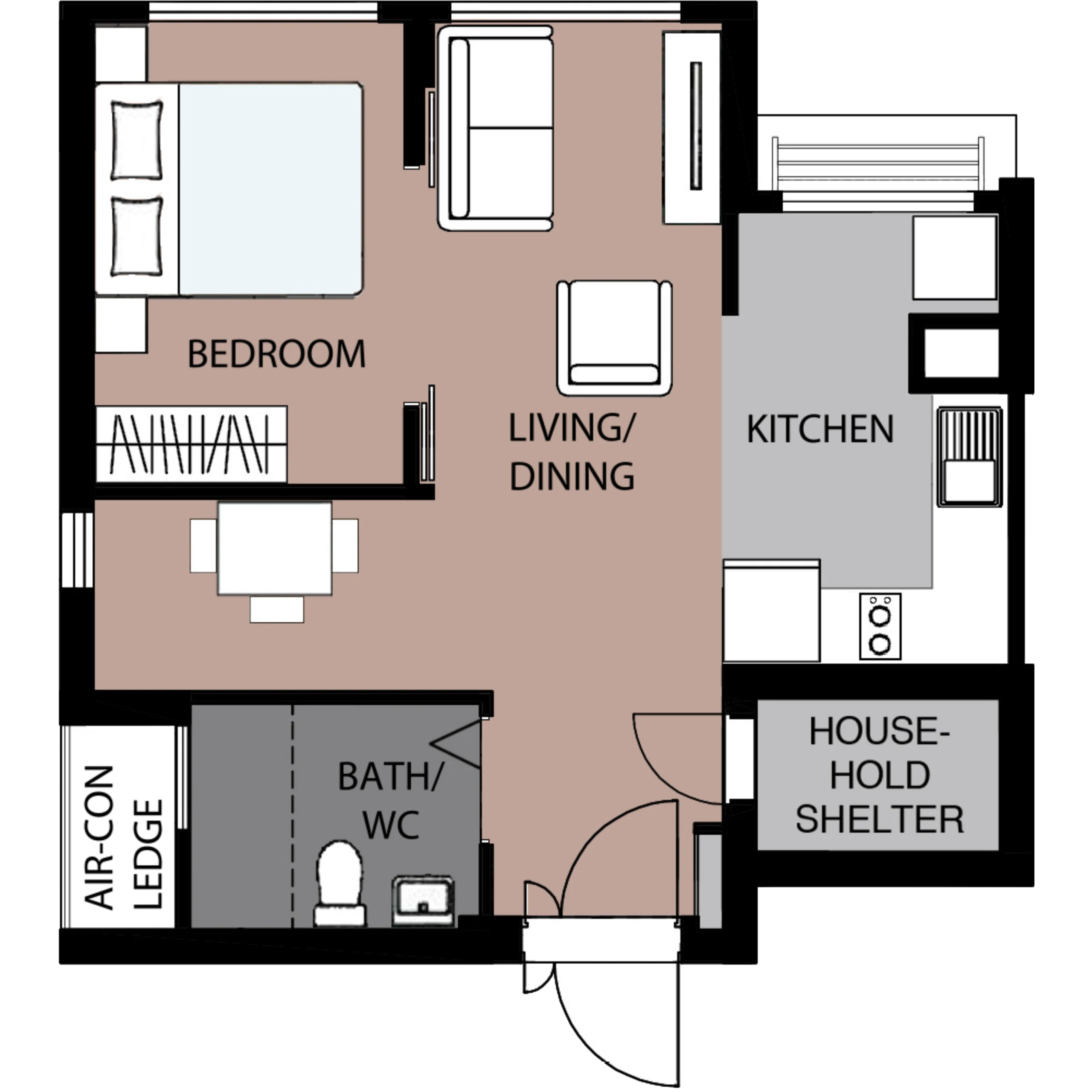 2-Room Flexi