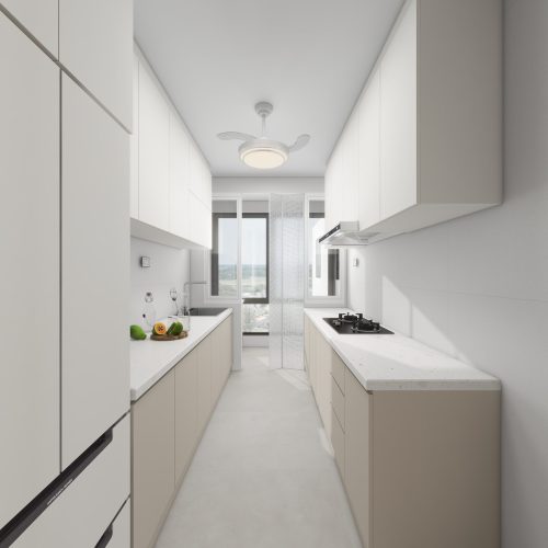 Grove Spring 5-Room Design A (Kitchen, Master Bedroom, and Bathroom Cabinets)