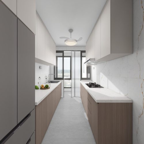 Grove Spring 5-Room Design C (Kitchen, Master Bedroom, and Bathroom Cabinets)