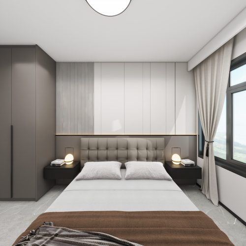 Tengah Parc Clover 4-Room Design C (Kitchen, Master Bedroom, and Bathroom Cabinets)