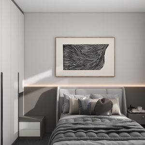 Master Bedroom Bedhead with LED light