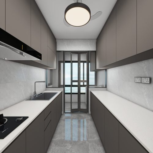 Tengah Parc Glen 4-Room Design C (Kitchen, Master Bedroom, and Bathroom Cabinets)