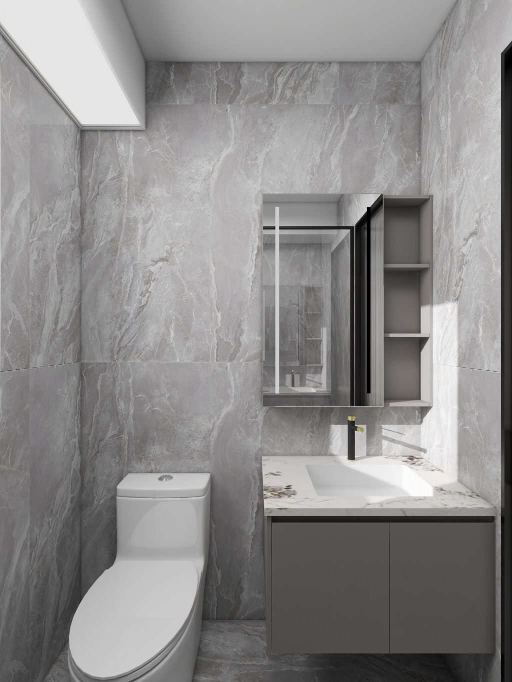 Canberra Vista 5-Room Design C (Kitchen, Master Bedroom, and Bathroom Cabinets)