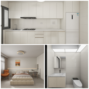 Punggol Point Cove 5-Room Design A (Kitchen, Master Bedroom, and Bathroom Cabinets)