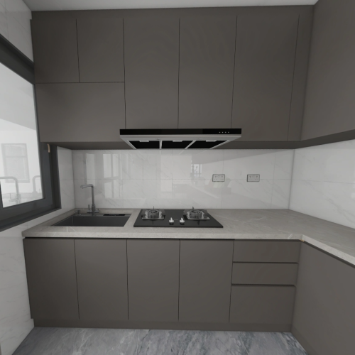 Punggol Point Cove 4-Room Design B (Kitchen, Master Bedroom, and Bathroom Cabinets)