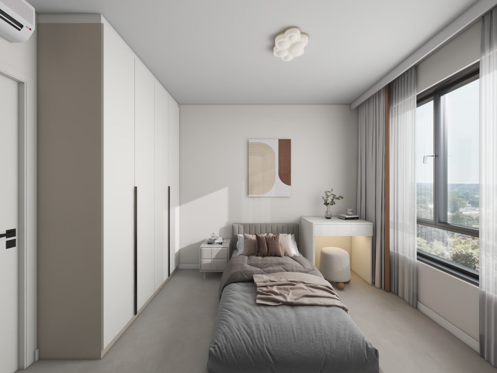 Bedroom 1 Casement Wardrobe (5.5 feet)