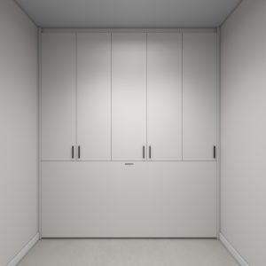 Bomb Shelter Full Height Space Saving Beds with Storage Cabinet (7 feet)