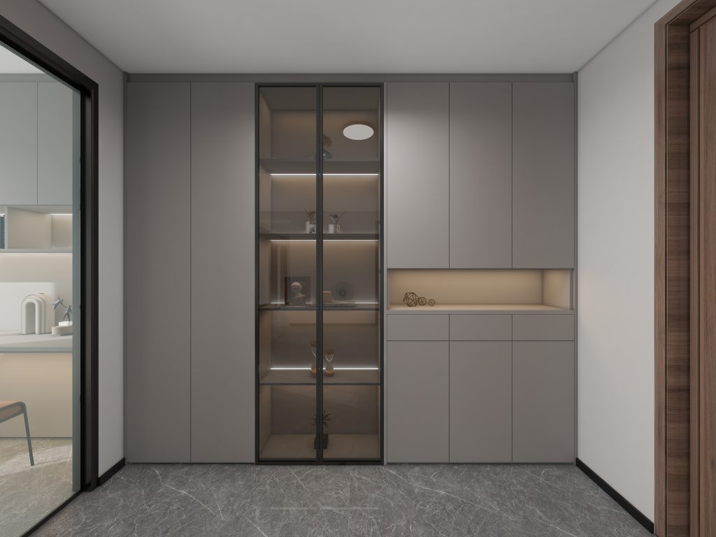 Foyer Full Height Storage & Display cabinet (10.5 feet)