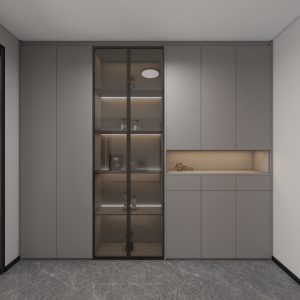 Foyer Full Height Storage & Display cabinet (10.5 feet)