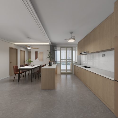 Bartley Beacon 5-Room Design B (Kitchen, Master Bedroom, and Bathroom Cabinets)