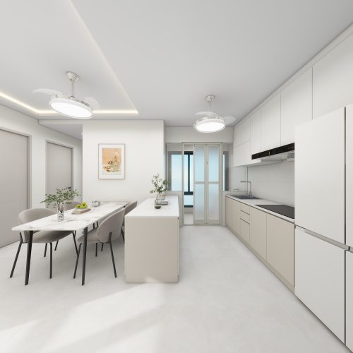 Bartley Beacon 4-Room Design A (Kitchen, Master Bedroom, and Bathroom Cabinets)