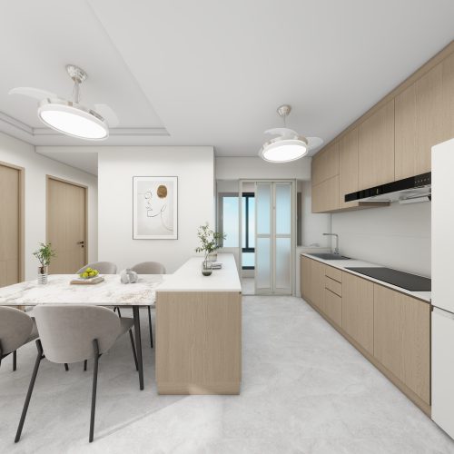 Bartley Beacon 4-Room Design B (Kitchen, Master Bedroom, and Bathroom Cabinets)