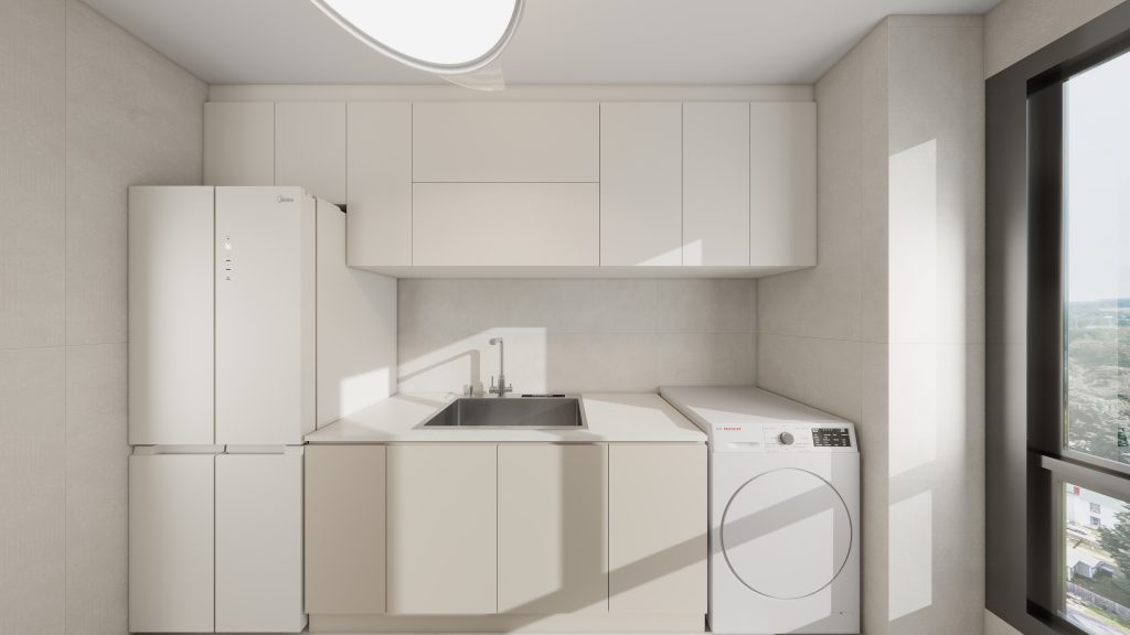 Dakota One 3-Room Design A (Kitchen, Master Bedroom, and Bathroom Cabinets)