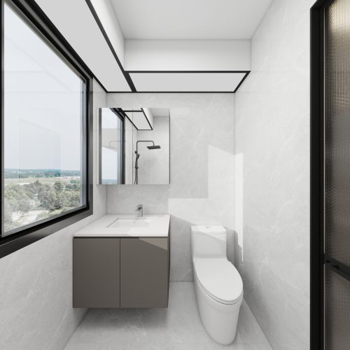 Dakota One 3-Room Design C (Kitchen, Master Bedroom, and Bathroom Cabinets)