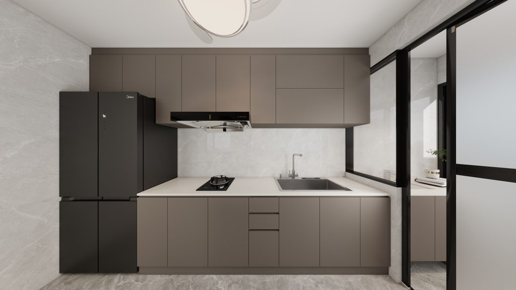 Dakota One 4-Room Design C (Kitchen, Master Bedroom, and Bathroom Cabinets)