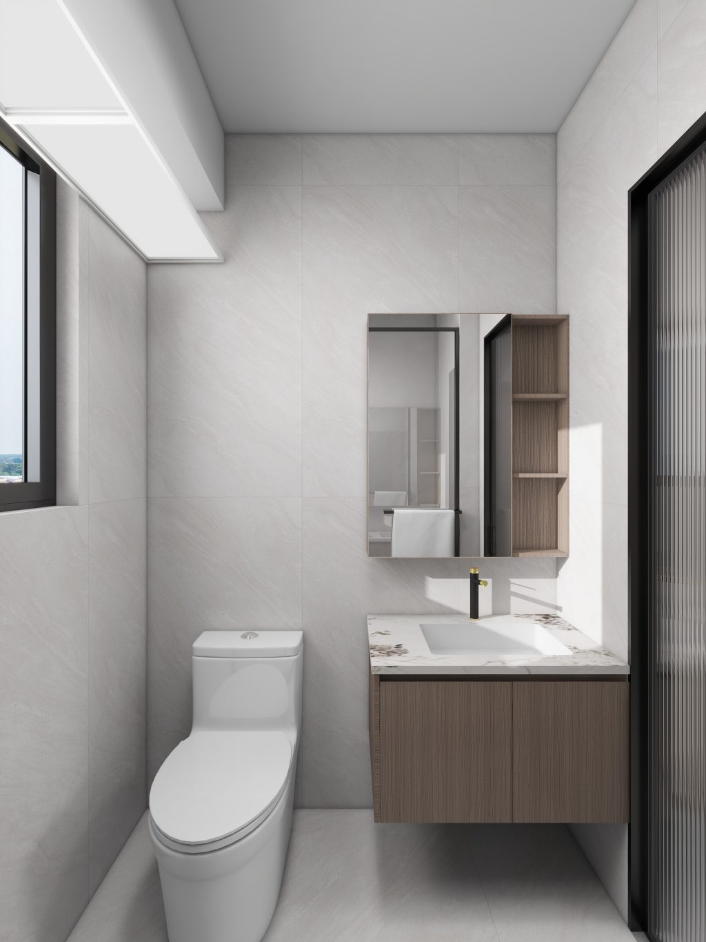 Grove Spring 5-Room Design C (Kitchen, Master Bedroom, and Bathroom Cabinets)