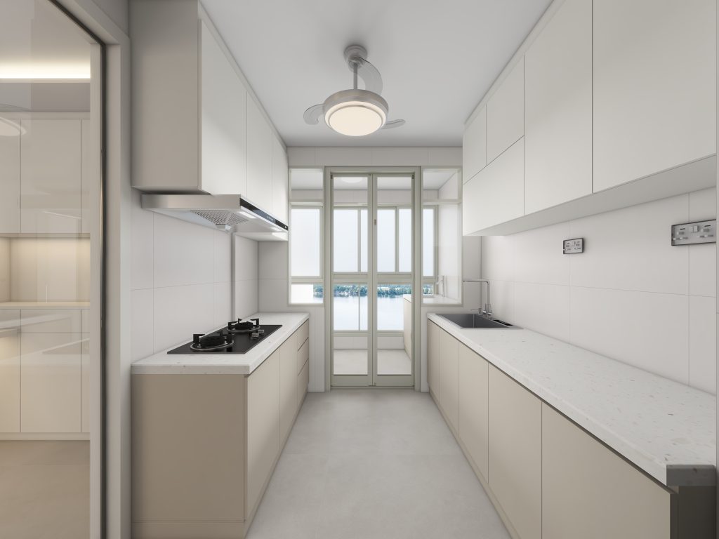 Hougang Citrine 5-Room Design A (Kitchen, Master Bedroom, and Bathroom Cabinets)