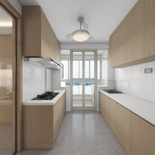 Hougang Citrine 5-Room Design B (Kitchen, Master Bedroom, and Bathroom Cabinets)