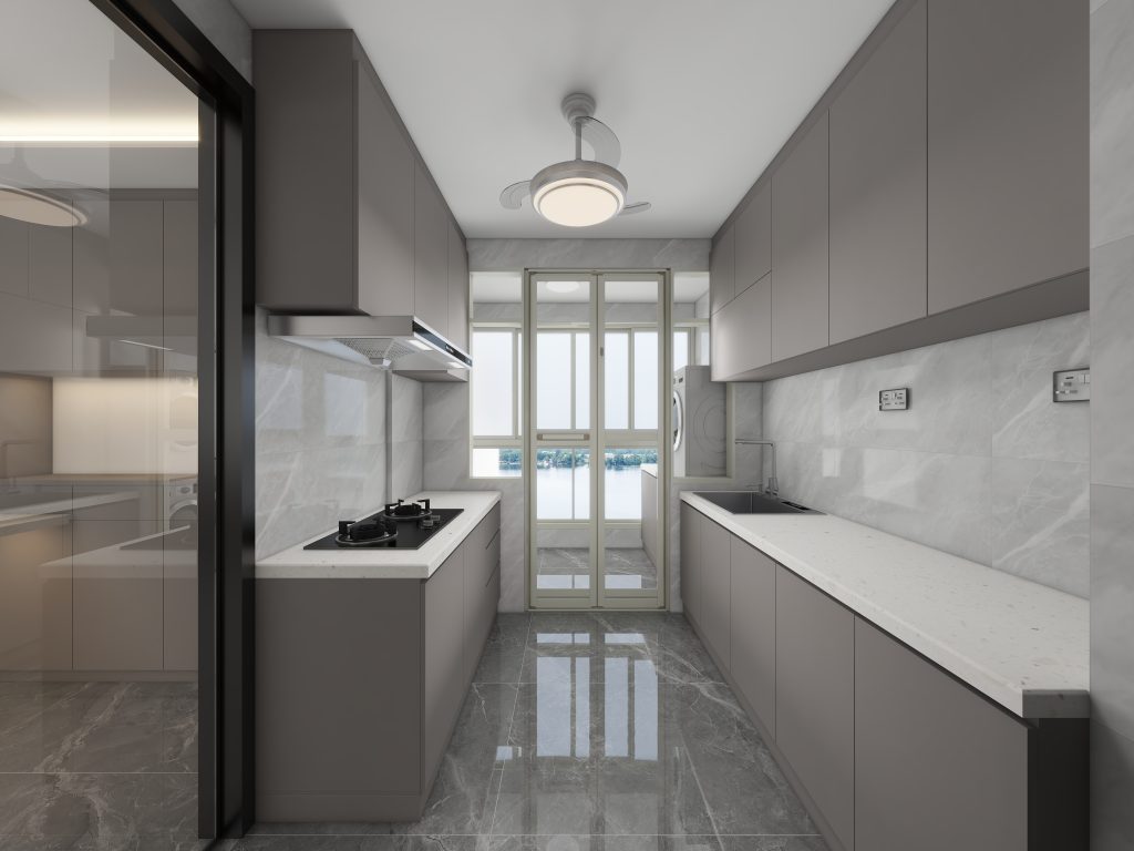 Hougang Citrine 5-Room Design C (Kitchen, Master Bedroom, and Bathroom Cabinets)