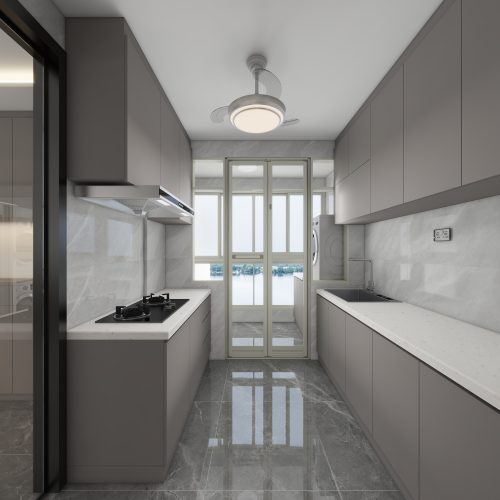 Hougang Citrine 5-Room Design C (Kitchen, Master Bedroom, and Bathroom Cabinets)