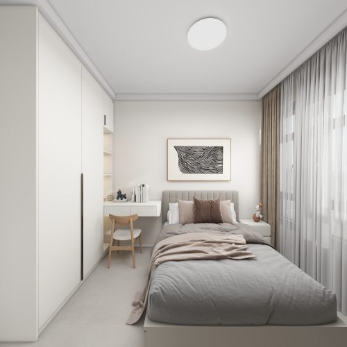Hougang Citrine 2-Room Design A (Kitchen, Master Bedroom, and Bathroom Cabinets)