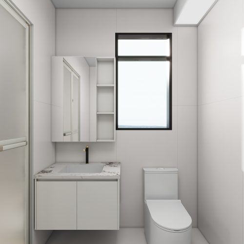 Hougang Citrine 2-Room Design A (Kitchen, Master Bedroom, and Bathroom Cabinets)