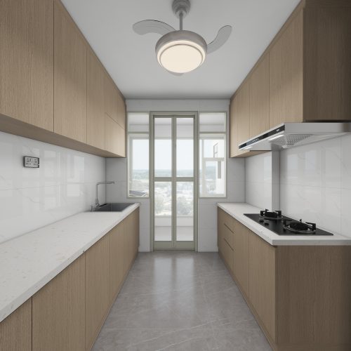 Hougang Citrine  4-Room Design B (Kitchen, Master Bedroom, and Bathroom Cabinets)
