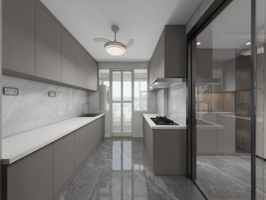 Hougang Citrine 4-Room Design C (Kitchen, Master Bedroom, and Bathroom Cabinets)