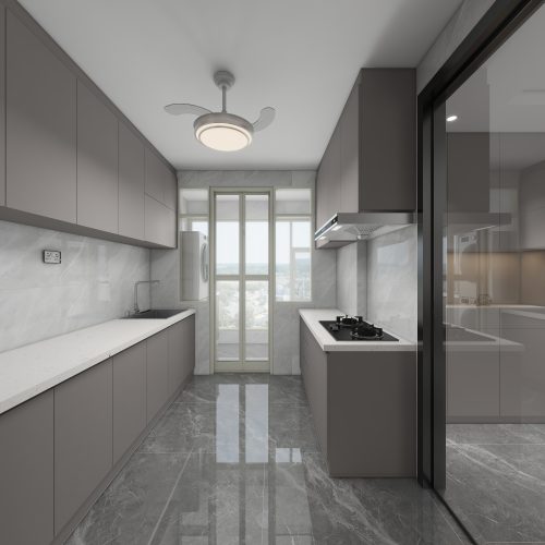 Hougang Citrine 4-Room Design C (Kitchen, Master Bedroom, and Bathroom Cabinets)