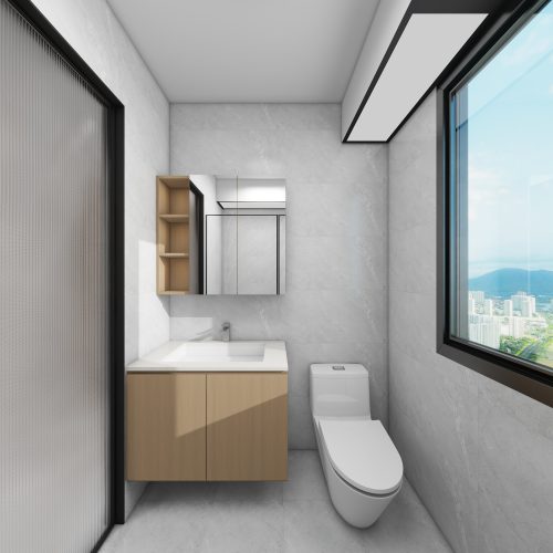 Tengah Parc Clover 4-Room Design B (Kitchen, Master Bedroom, and Bathroom Cabinets)
