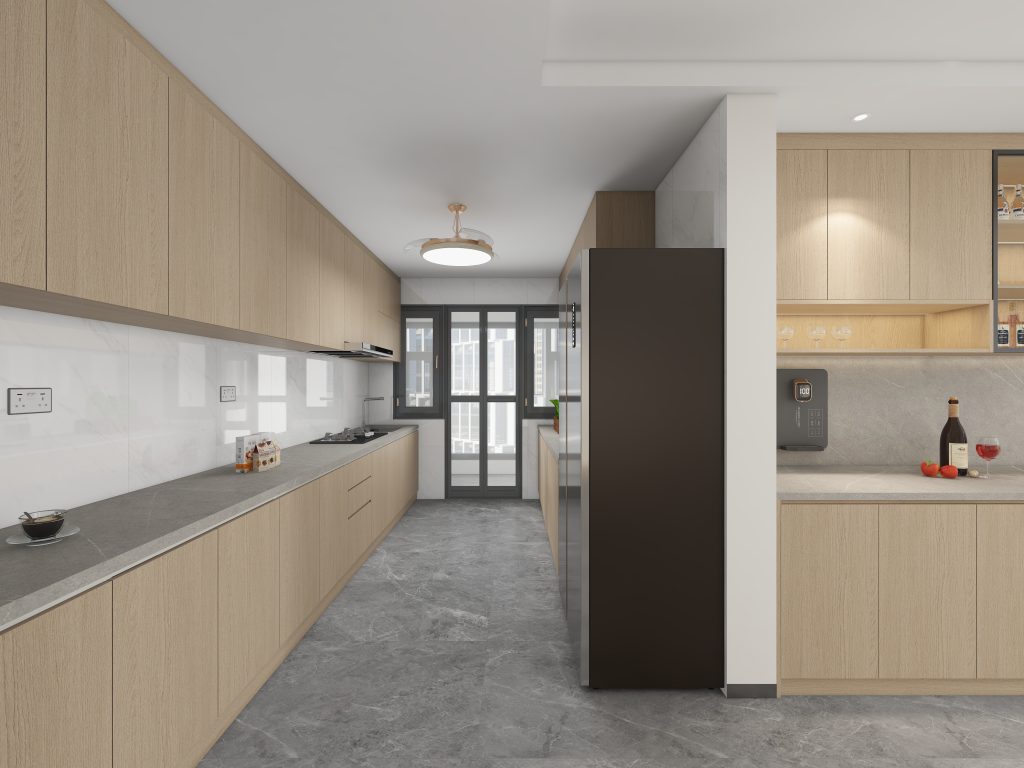 Tampines Green Emerald 5-Room Design B (Kitchen, Master Bedroom, and Bathroom Cabinets)