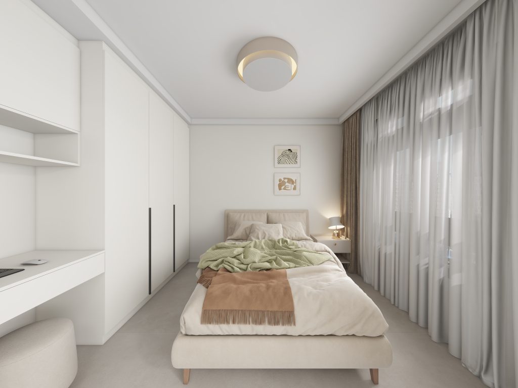 Tampines Green Emerald 2-Room Design A (Kitchen, Master Bedroom, and Bathroom Cabinets)