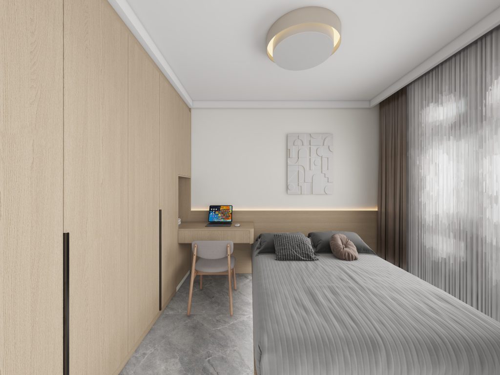 Tampines Green Emerald 2-Room Design B (Kitchen, Master Bedroom, and Bathroom Cabinets)