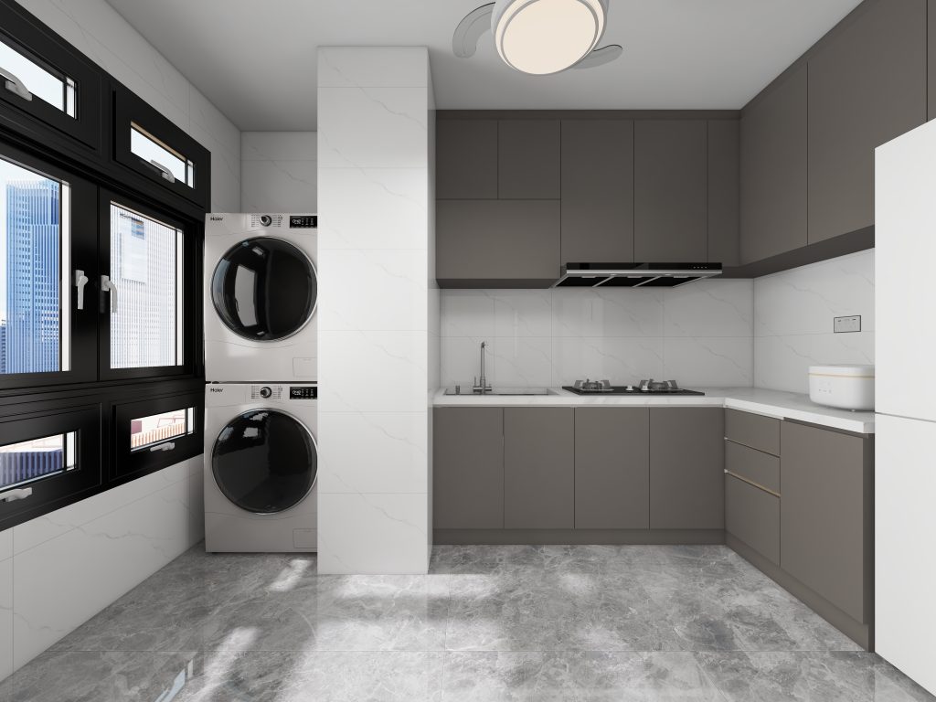 Tampines Green Emerald 2-Room Design C (Kitchen, Master Bedroom, and Bathroom Cabinets)