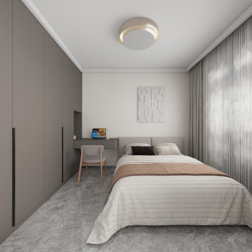 Tampines Green Emerald 2-Room Design C (Kitchen, Master Bedroom, and Bathroom Cabinets)