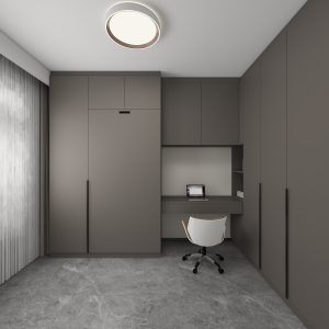 Bedroom 2 Space Saving Beds with Casement Wardrobe with Open Shelves (15.5 feet)