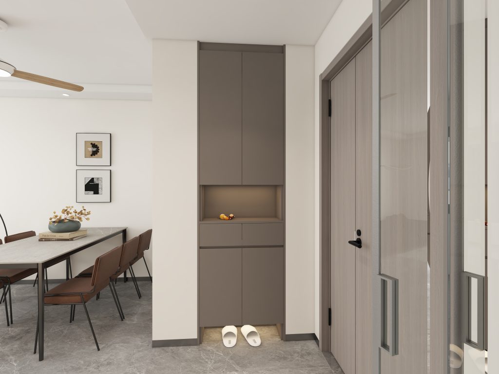 Foyer Full Height Shoes Cabinet  (2.5 feet)