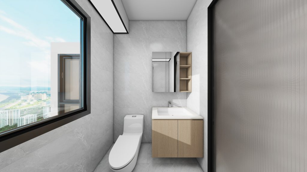 Common Bathroom Top & Bottom Cabinets (5 feet)