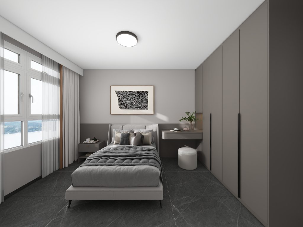 Master Bedroom Bedhead with LED light