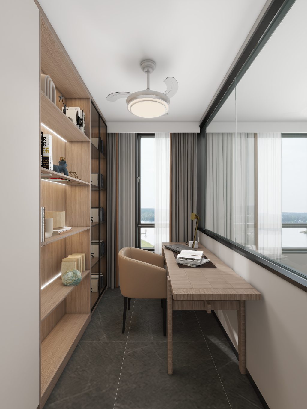 Studying Room Full ht Diplay Cabine (9 feet)