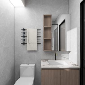Common Bathroom Top & Bottom Cabinets (5 feet)