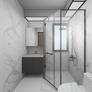 Common Bathroom Top & Bottom Cabinets (5 feet)
