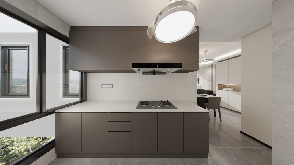 Dakota One 3-Room Design C (Kitchen, Master Bedroom, and Bathroom Cabinets)