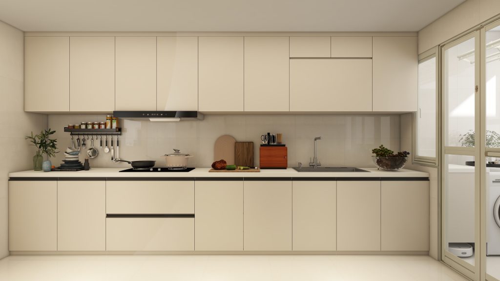 Tengah Garden Bloom 5-Room Design A (Kitchen, Master Bedroom, and Bathroom Cabinets)