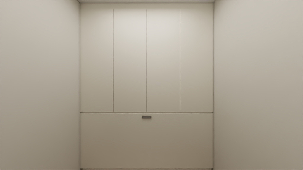 Bomb Shelter Full Height Space Saving Beds with Storage Cabinet (7 feet)