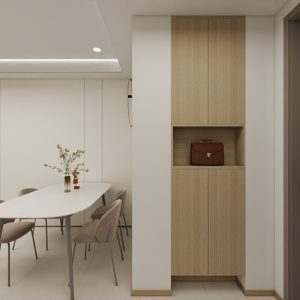 Foyer Full Height Shoes Cabinet  (2.5 feet)