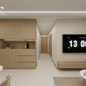 Living Suspended Tv Console (6 feet)