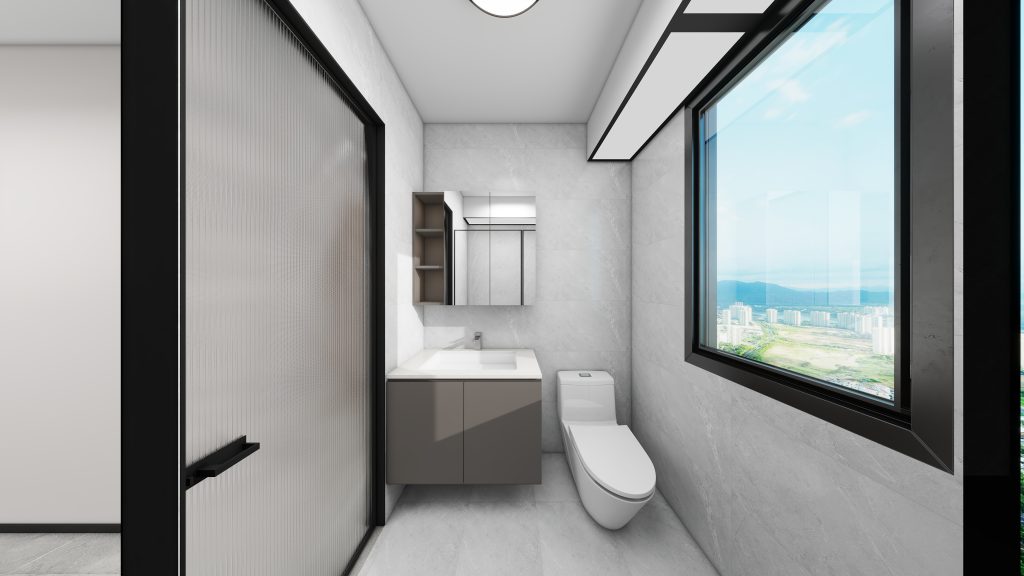 Tengah Parc Clover 4-Room Design C (Kitchen, Master Bedroom, and Bathroom Cabinets)