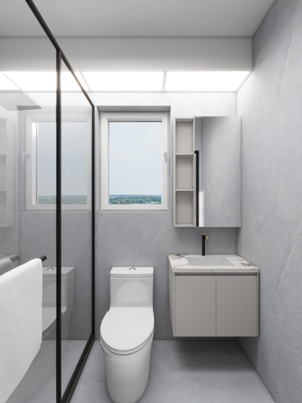 Tengah Parc Glen 5-Room Design A (Kitchen, Master Bedroom, and Bathroom Cabinets)