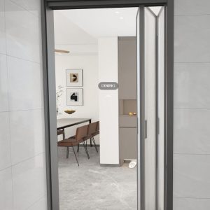 Kitchen Entrance Aluminium Frame  Folding Door (3 feet)